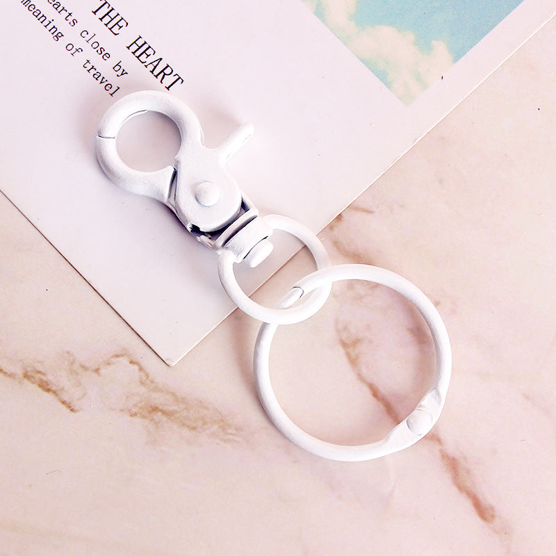 Wholesale Metal DIY Color Painted Keychain Accessories
